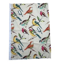 Richloom Birdwatcher Summer Bird Fabric Sew Craft Nature Rustic Woodland Cabinco