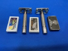 Van Der Hagen Traditional Single Blade Safety Razor LOT OF 2