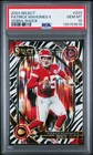 2024 PANINI SELECT ZEBRA SHOCK #223 PATRICK MAHOMES II PSA 10