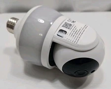 Sight Bulb Pro Security Camera W/ 80 Watt LED Light Two Way Talk No Box Not Used