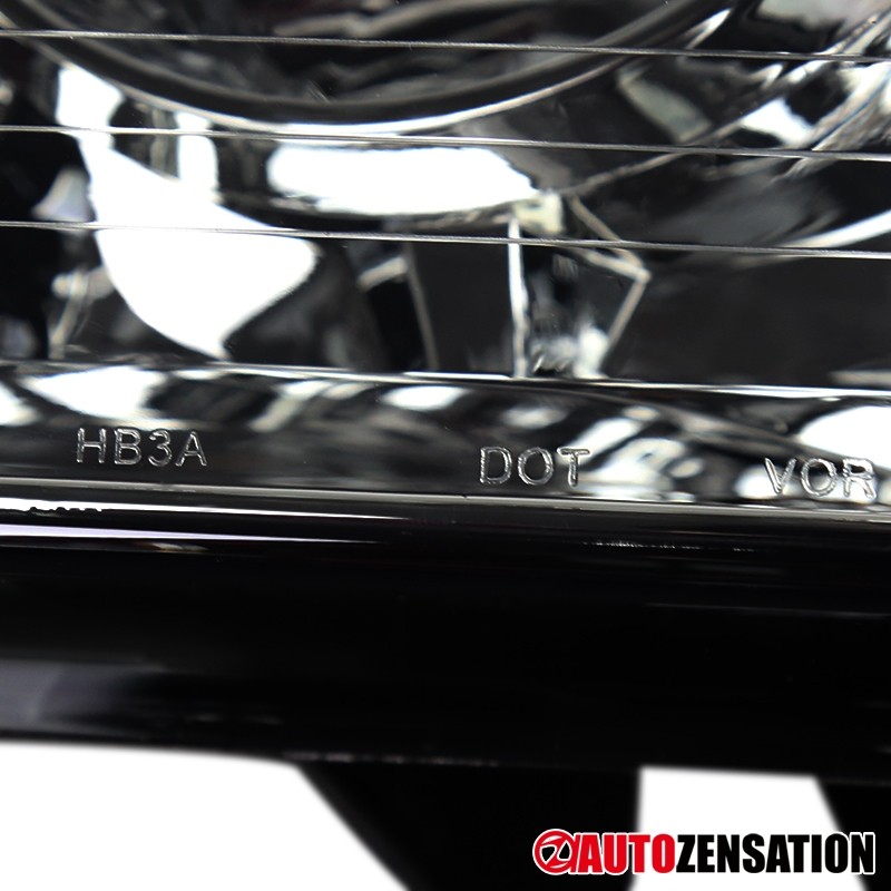 Fit 2006-2010 Dodge Charger Smoke Lens Headlights+Corner Turn Signal Lamps Pair