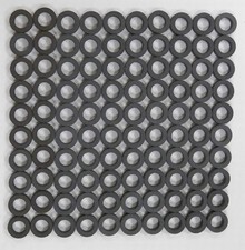 100 pcs. NEW / NOS "M1000 NM3-b" Type Russian Ferrite Rings - 07_=T=