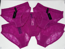 Natori 5 Pack Bliss Allure Lace French Cut Panties One Size S - XL Pink 776303