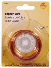 123111 Copper 24 Gauge Hobby Wire Pack Of 1