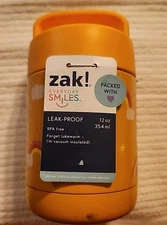 Zak Designs 12oz Stainless Steel Food Container - Rainbow