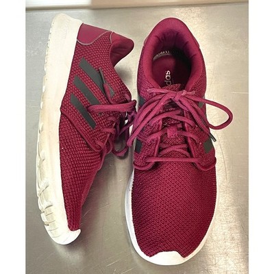 Adidas Women's QT Racer Cloudfoam Sneakers Burgandy Size 8
