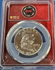 1963 PCGS PR66 Franklin Silver Half Dollar Red Core EDC Slab
