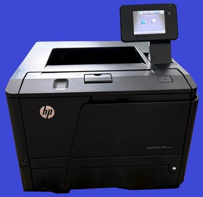 HP LaserJet Pro M401DN - A4 USB LAN Duplex Toner 100% S/W NUR 10 Seiten