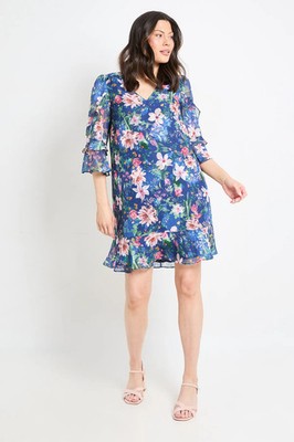 Wallis Navy Shift Dress Womens Occasion Dresses
