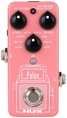NUX NSS-4 Pulse Impulse Response IR Loader Gitarrenpedal mit Mono- oder Stereo-Modi