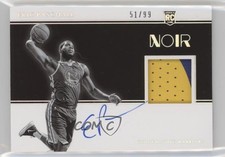 2019 Panini Noir Rookie Black and White 51/99 Eric Paschall #315 Patch Auto vv7