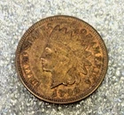1909 INDIAN HEAD CENT BU WITH LIGTS OF RED (3093)