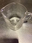 Vtg Hazel Atlas Glass 1 Cup w/ Raised Measuring Cup & 3 Pour Spouts-Handle- EC