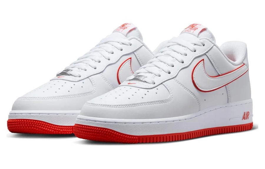 Nike Air Force 1 ホワイト/レッド Size 9 - Nike Air Force 1 '07 White Picante Red for sale online | eBay