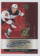 2019-20 Trilogy Rookie Renditions Gold Foil Signatures Brandon Gignac Auto a2v