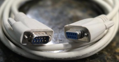 Radio Shack 6FT DB9 9 Pin RS232 Serial Null Modem Male to Female Ext. Cable
