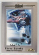 2001 Fleer Showcase Avant Card 305/500 Chris Weinke #123 Rookie RC 0b3. rookie card picture