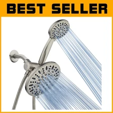 6-Setting Rainfall Shower System - Brushed Nickel