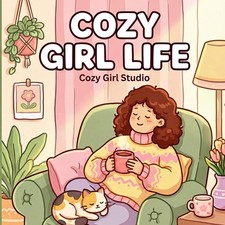 Cozy Girl Life Coloring Book: Relaxing Self-Care  Everyday Moments Cozy Girl C
