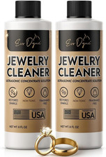 Ultrasonic Jewelry Cleaner Solution (16Oz) Concentrated Jewelry Cleaner for Diam