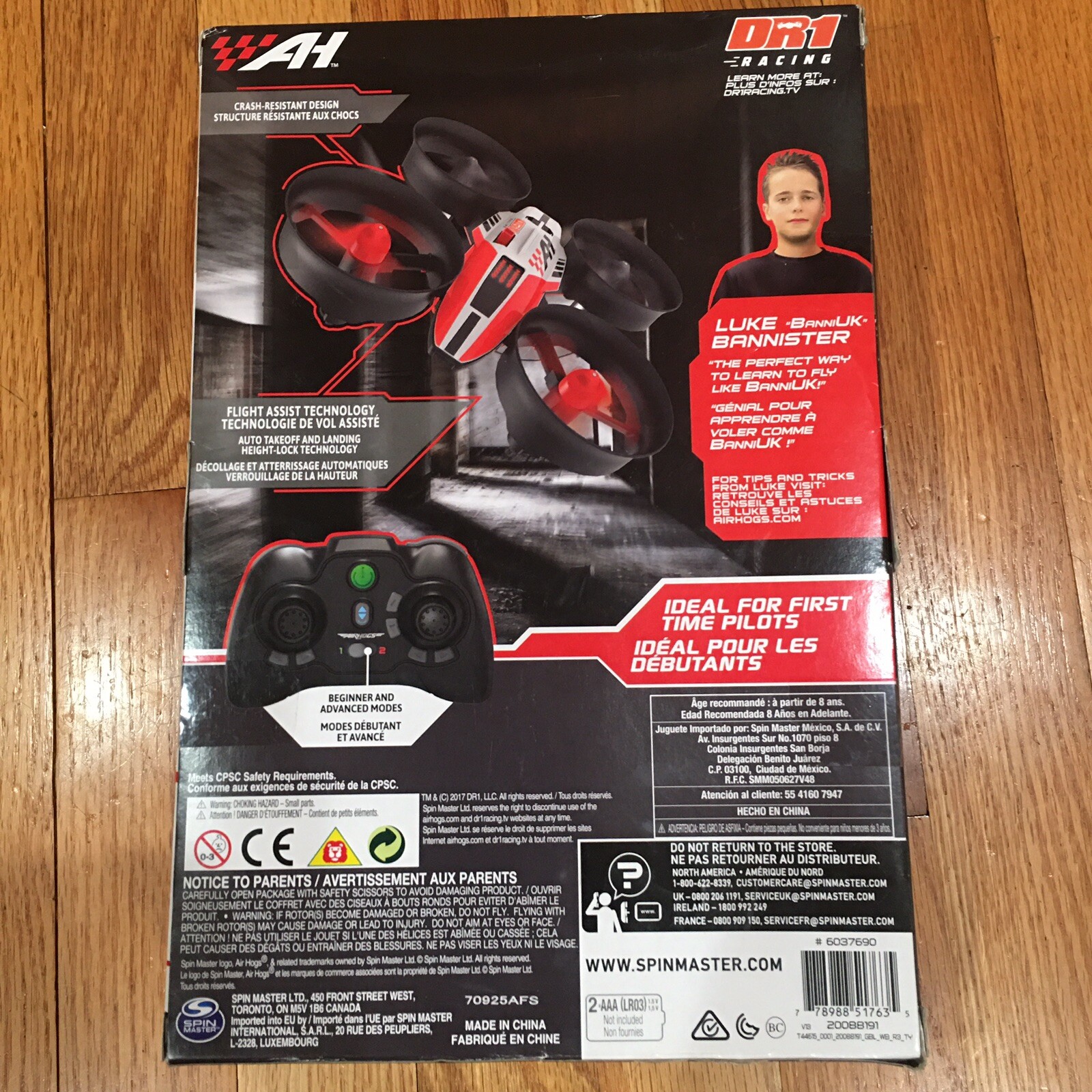 air hogs dr1 micro race drone for kids with flight assist technology
