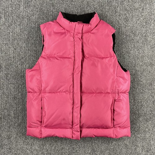 Pink Fleece Lined Puffer Vest | eBay