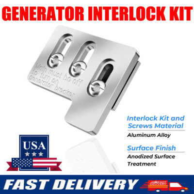 Generator Interlock Kit For Siemens 200 Amp Panel Murray 150 Amp Panel Aluminum