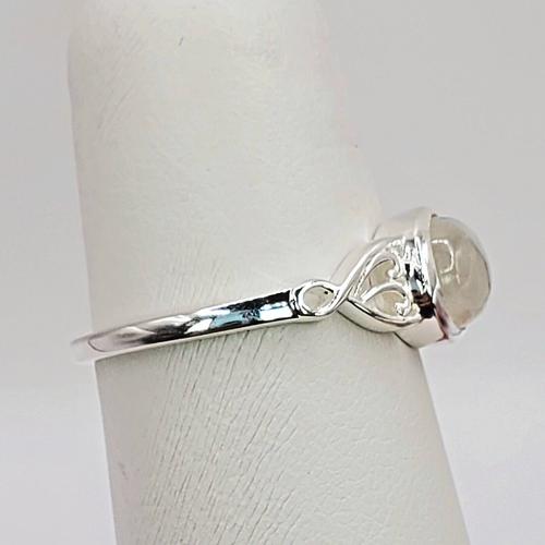 Kuisa Rainbow Moonstone Solitaire Ring Size 9 in Sterling Silver (1.65 CTW.) - Picture 12 of 12
