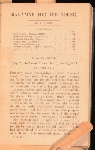 1865 MAGAZINE FOR THE YOUNG Twelve Months Periodical - Bild 5 von 5