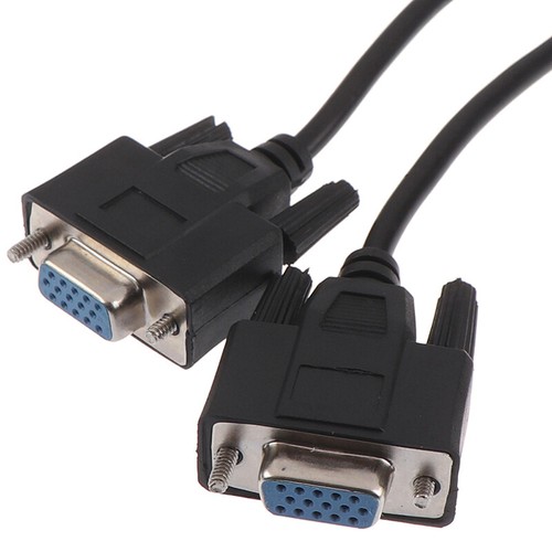 15Pin VGA Male to 2 VGA SVGA Female Adapter Splitter Video Monitor CabE LZ - Photo 5/12