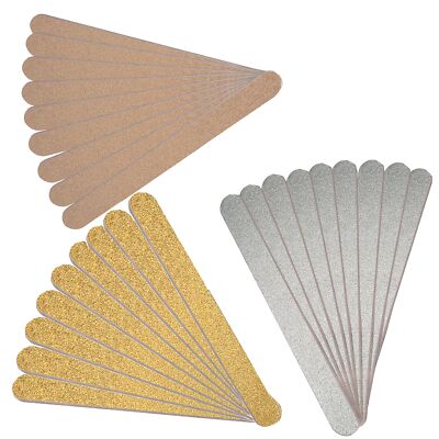 GS Nails Feilblätter Gerade für Edelstahlboards Wechselfeile 180x19