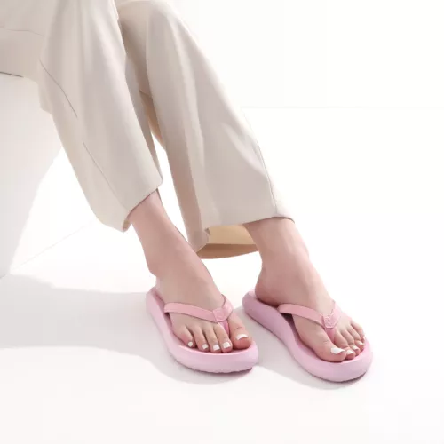 Damen-Flip-Flops Fußgewölbestütze weiche Polster leichte Strand-Riemensandalen - Bild 22 von 30