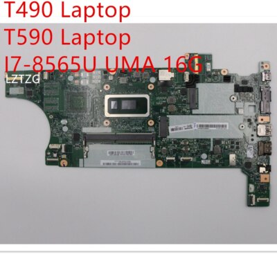 Motherboard For Lenovo ThinkPad T490/T590 I7-8565U UMA 16G 02HK924 01YT336
