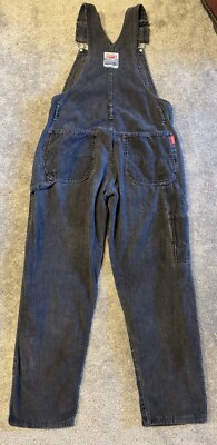 Vintage Ikeda Canada Corduroy Carpenter Bib Overalls 5112x Size