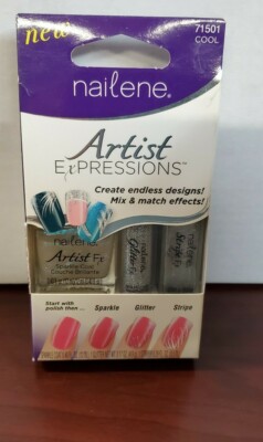 Nailene Artist Expressions COOL 71501,Sparkle,Glitter,Stripe,endless designs