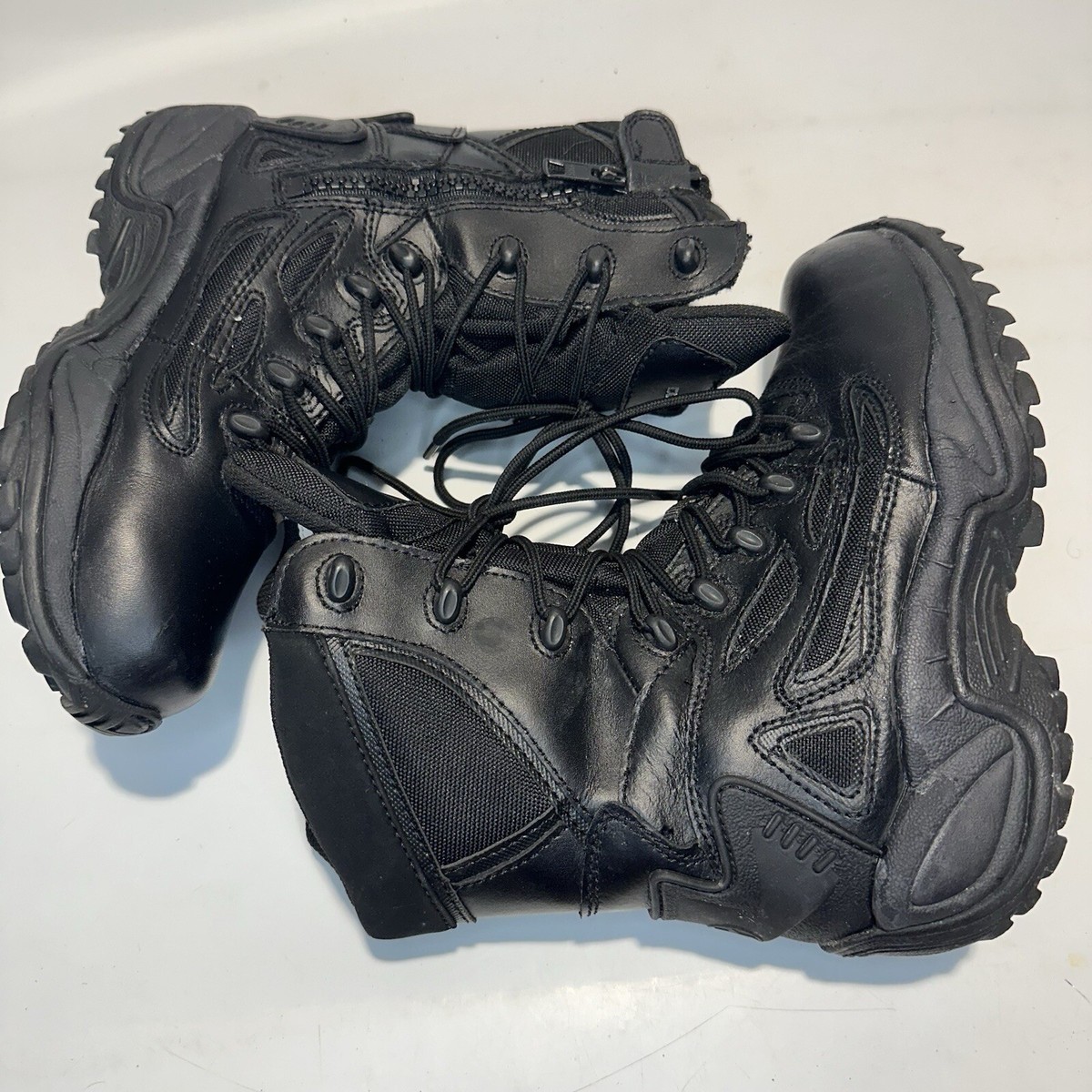 Converse C8878 Tactical Boots Black Leather Rapid Response Side