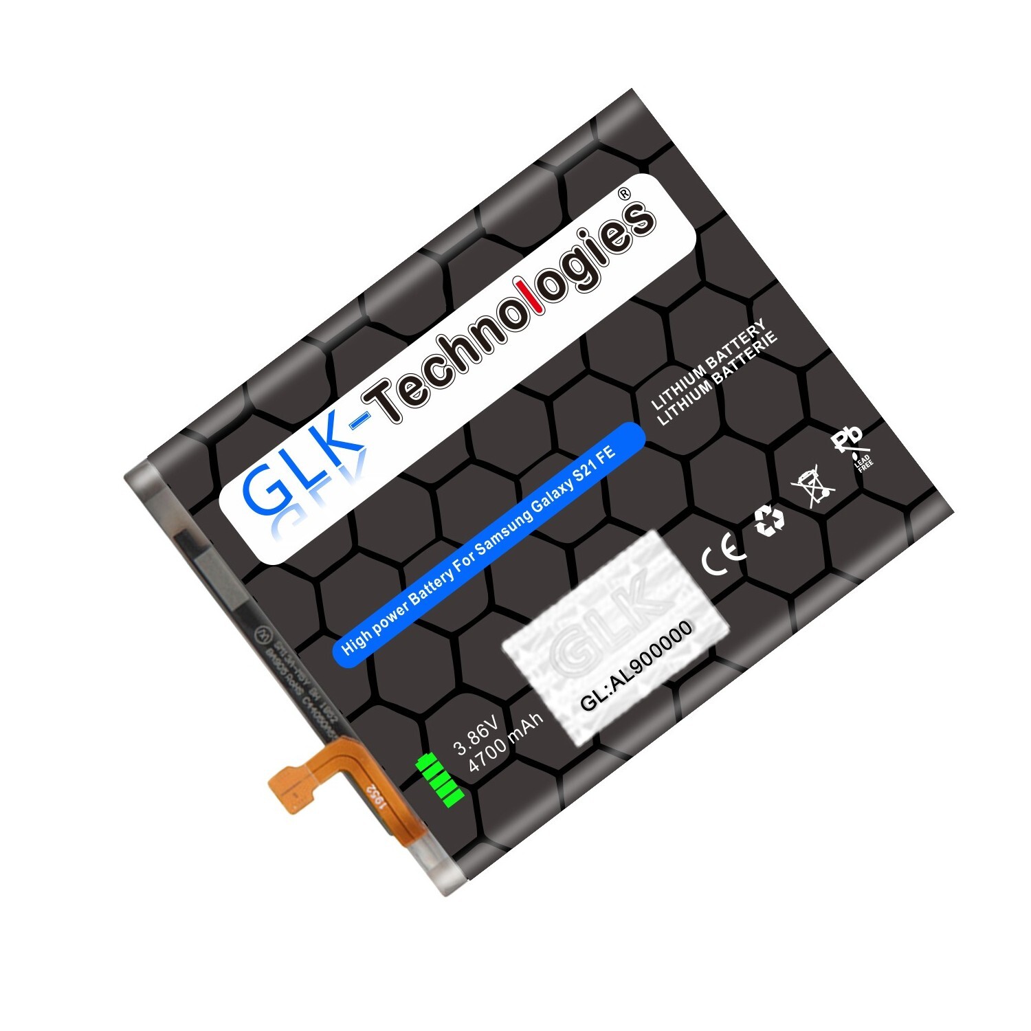 GLK per Samsung Galaxy S21 FE 5G G990B batteria batteria EB-BG990ABY senza set foto 3