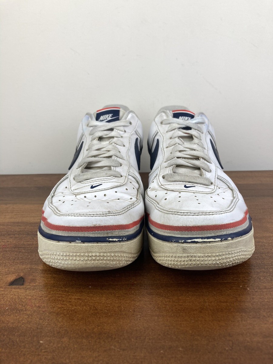 NIKE Air Force 1 Low USA Ribbon Red White Blue CJ1377-100 NIKE Air Force 1 Low USA Ribbon Red White Blue CJ1377-100