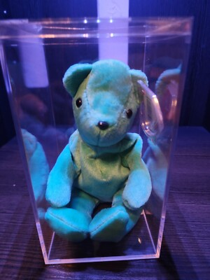 Ty Beanie Baby Rare 2nd / 1st Gen, Old Face Teal.