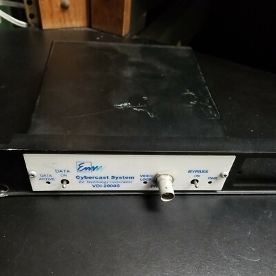 Cybercast System VDI 2000S VBI Data Inserter in Rack Mount  