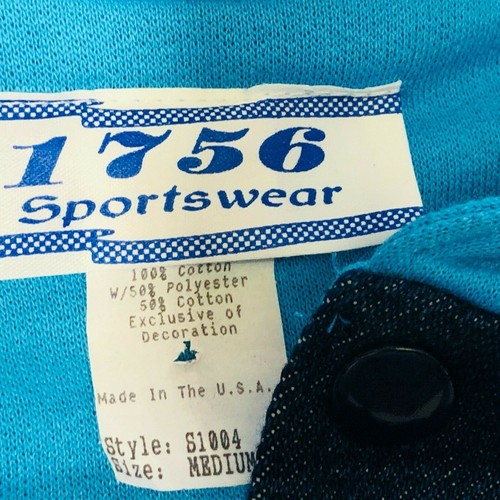 New 1756 Sportswear Denim Blue Vest Jacket With Hoodie - Boys Size Medium - Picture 4 of 6