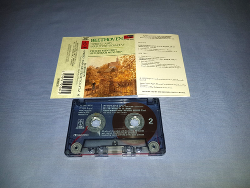 BEETHOVEN SPRING AND KREUTZER SONATAS CLASSICAL CASSETTE TAPE ALBUM - Picture 2 of 2