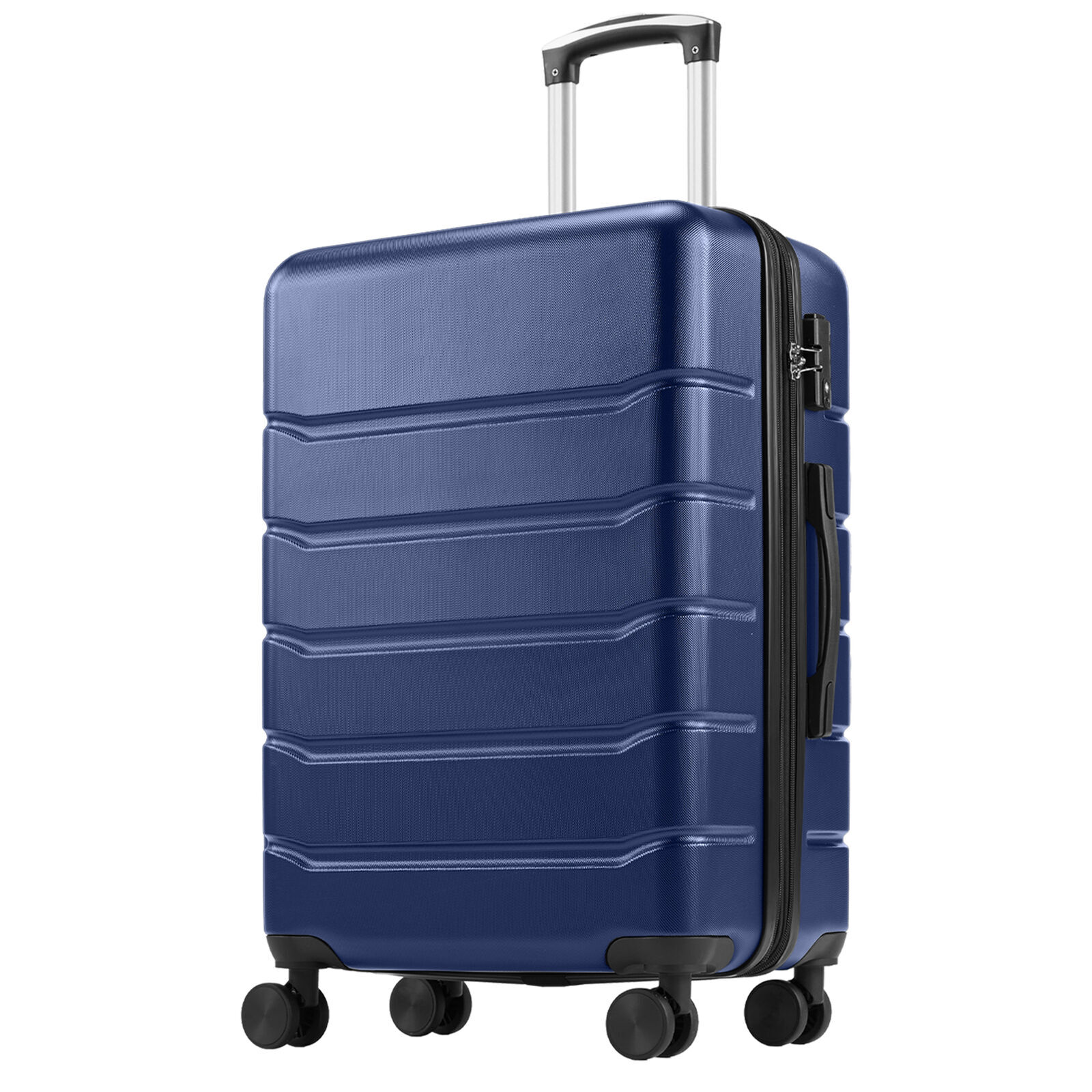 20"24"28" Trolley Case Suitcase Lightweight Spinner Luggage Bag TSA Lock