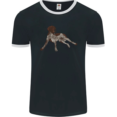 Deutsche Shorthaired Pointer Hund Herren Ringer Maglietta Fotl