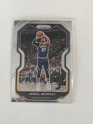 2020-21 Panini Prizm Jamal Murray #124 Denver Nuggets Card! A-35