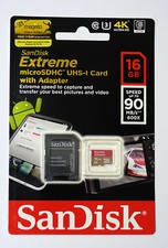 Sandisk 16G Micro Extreme U3 4K SD card for GoPro Hero 6 5 4 3 black session