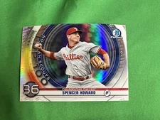 2020 Bowman Chrome Scouts Top 100 #BTP36 Spencer Howard Philadelphia Phillies