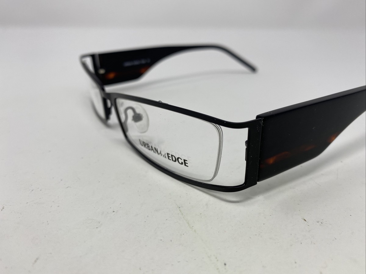 Urban Edge 7358 BLACK 53-17-150 Full Rim Metal Eyeglasses