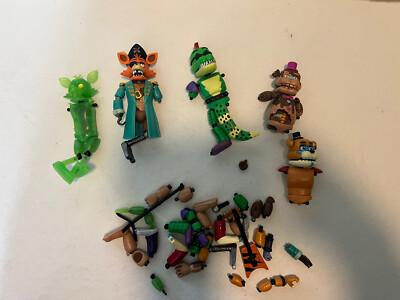 Five Nights At Freddys 6 Inch Action Figure Parts Lot