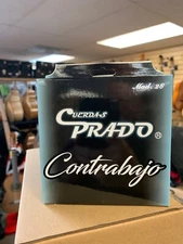 Prado Tololoche Contrabajo Upright bass #28 strings cuerdas silk white blanco